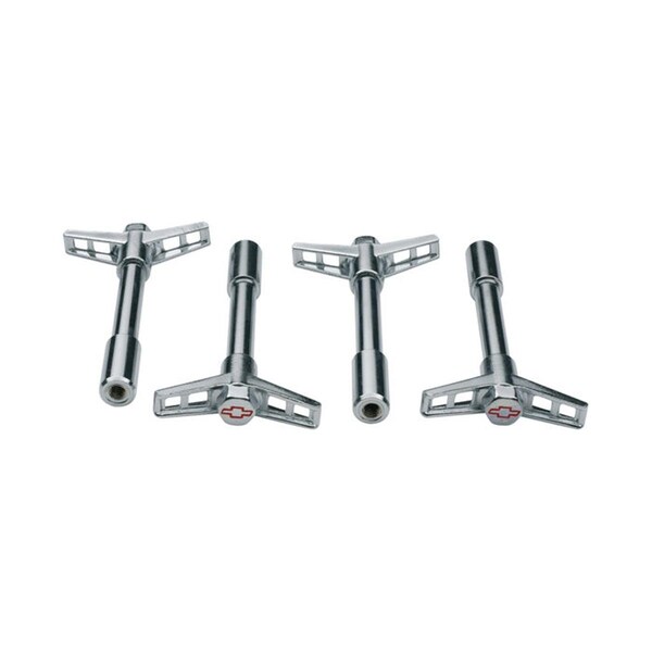 Proform 141902 Chrome Bowtie Wing Nuts for Small Block & Big Block Chevy P75-141902 - main